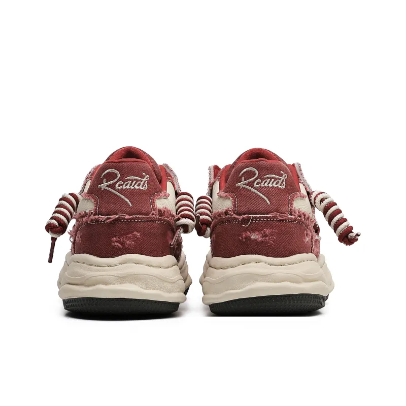 Hong Kong Meng Slip Resistant, Breathable, Height Increasing Low Top Casual Shoes Unisex-8