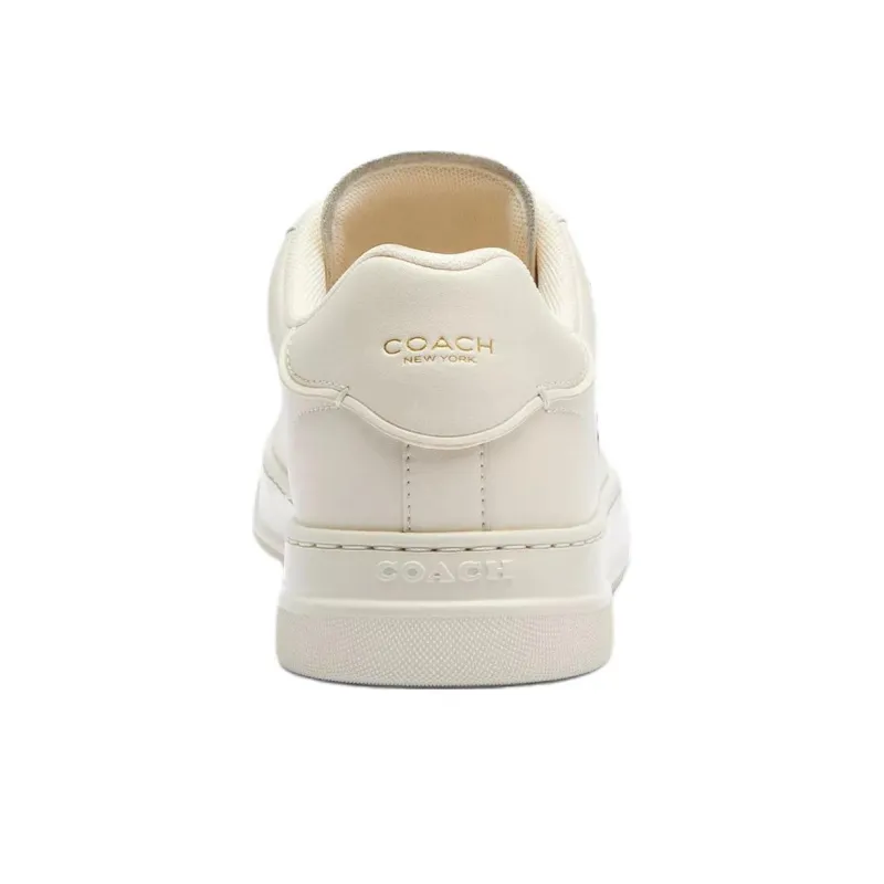 Disney x COACH Highline Low Top Skateboard Shoes Women's White-4