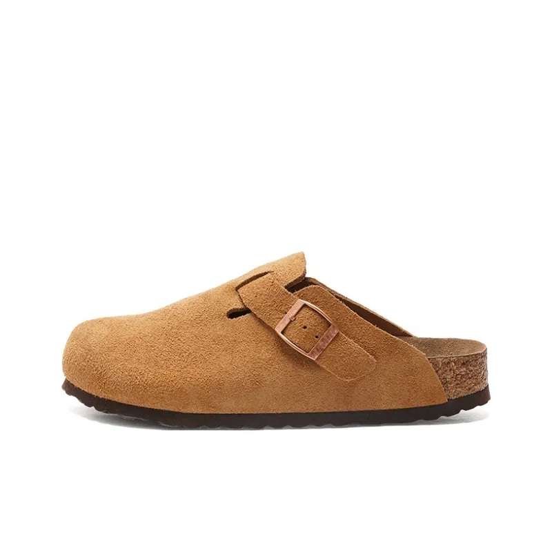 KANGLONG Closed Toe Slippers Slip on Half Sole Birkenstock Style Shoes Summer Unisex-5