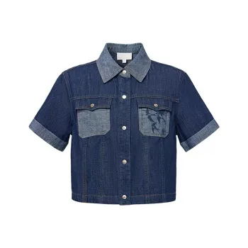 Manekniv Denim Jackets Women's Blue