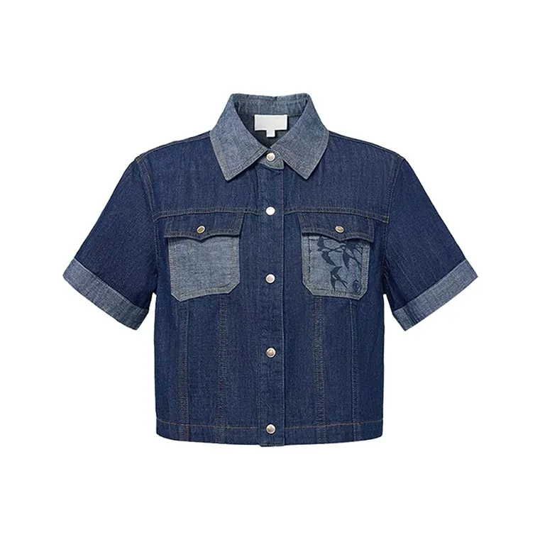 Manekniv Denim Jackets Women's Blue-0