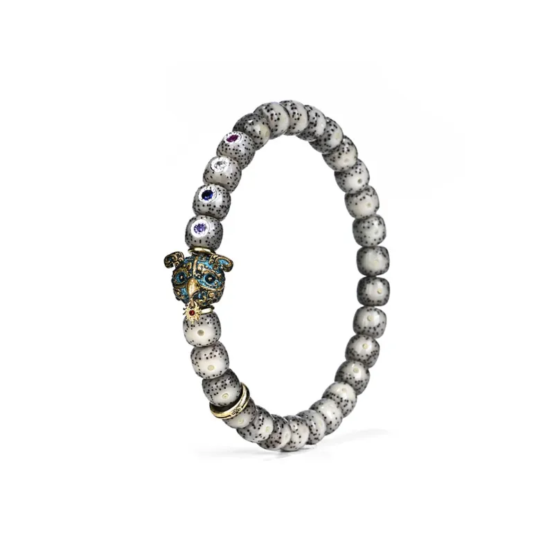 Yulan Wenwan Star Moon Bodhi Seeds Bracelets Unisex-0