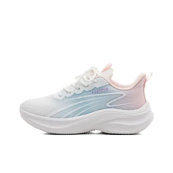 HUANQIU Slip Resistant And Breathable Coverage Low Top Casual Running Shoes Women's Blue Pink