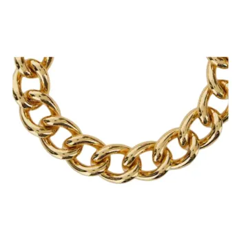 PAROSH Aluminum Necklaces Unisex Gold
