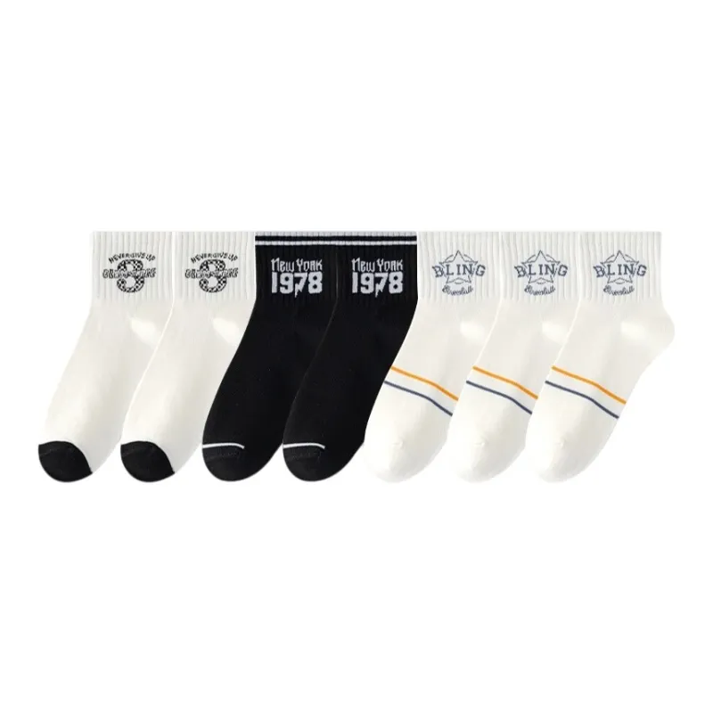 7 SEVFUN Unisex Mid-Calf Socks-20