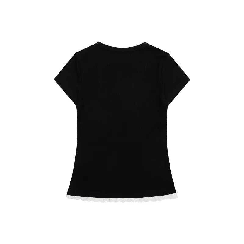 Aaisup Set in Sleeve T Shirt Women's-1
