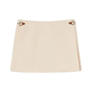 GUCCI SS25 Casual Short Skirts Women's Ivory