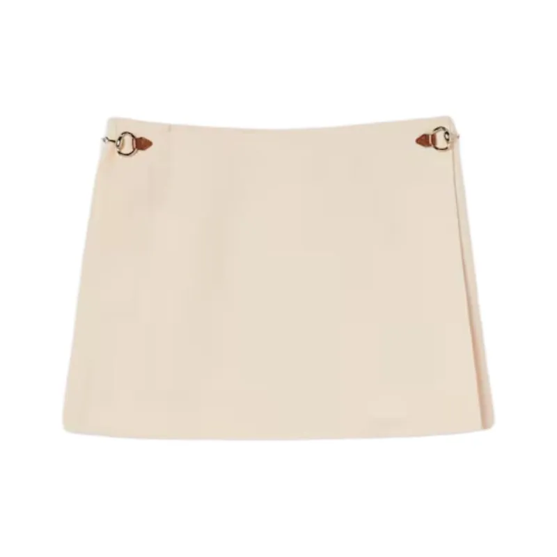 GUCCI SS25 Casual Short Skirts Women's Ivory-0