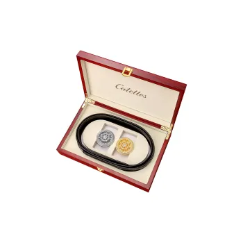 CATELLES No Patchwork Crocodile Leather Belts Men's 3.8cm