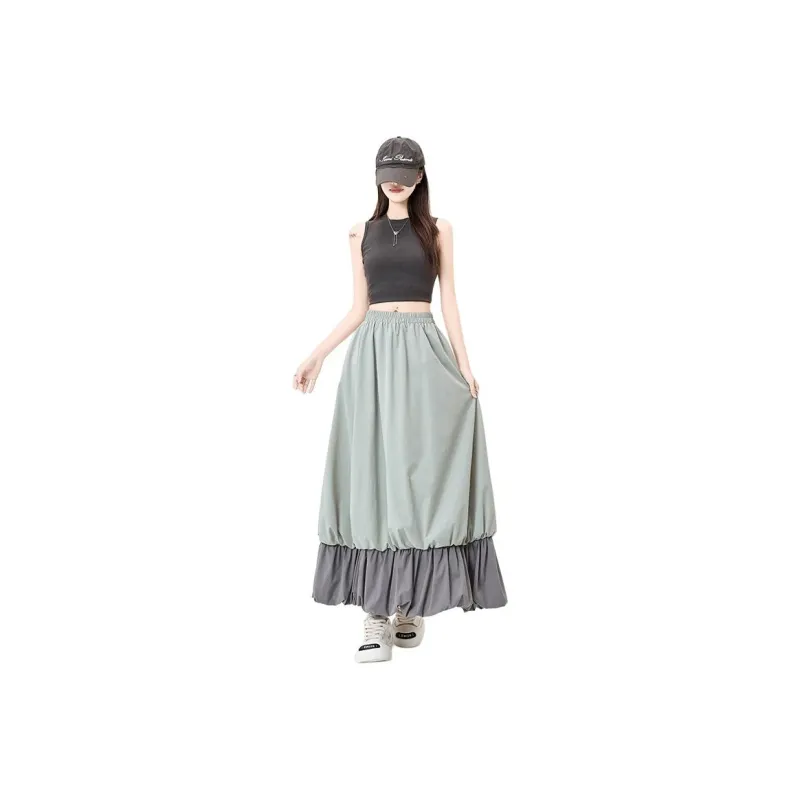 Mu Xiao Xin Casual Long Skirt Women's-7