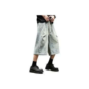SZON Denim Shorts Unisex Blue[in Stock]