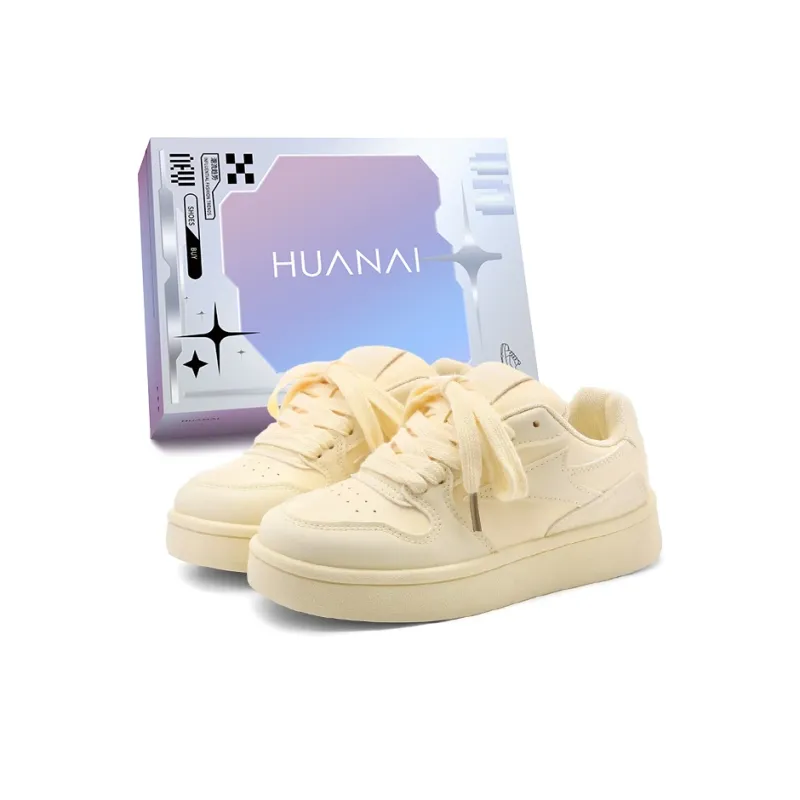 HUANAI Abrasion Resistant Slip Resistant Breathable Lightweight Low Top Skateboard Shoes Women's-10