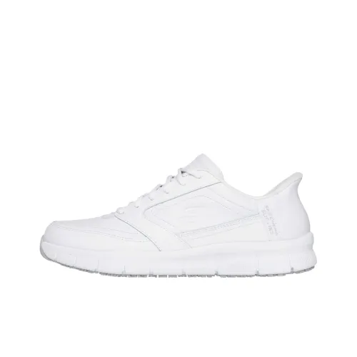 Skechers Work Low Top Casual Shoes Men's White
