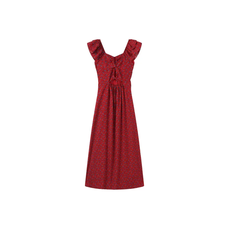 Ning Cai Yuer Short Sleeved Dress Women's-5