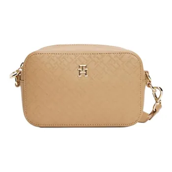 Tommy Hilfiger Polyurethane Camera Bag, Crossbody Bag Women's Brown