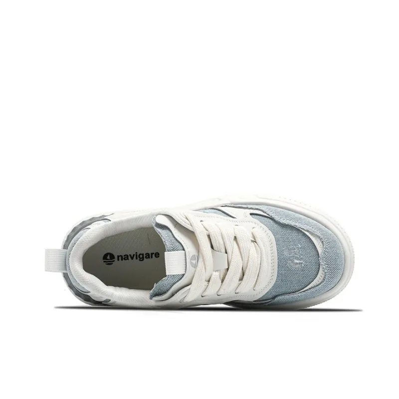NAVIGARE Low Top Casual Shoes Men's White Blue-2