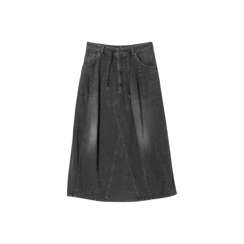 Needles SS25 Denim Long Skirt Women's-0