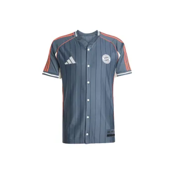 Adidas FC Bayern Munich Black Sports Apparel Men's Dark Asphalt Gray