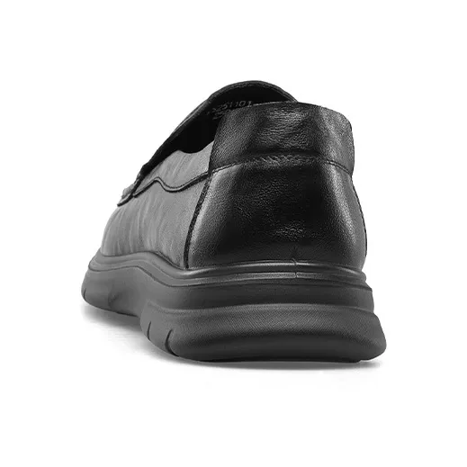 KANGNAI Men's Casual Shoes Men Low Top Black-2