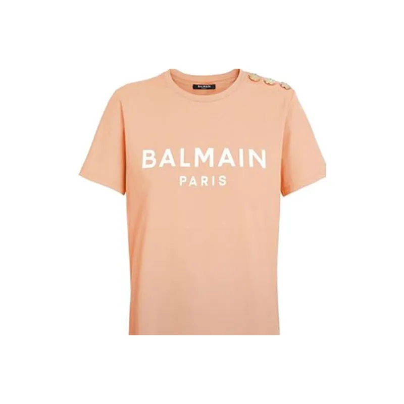 BALMAIN T Shirts Women's Orange-3