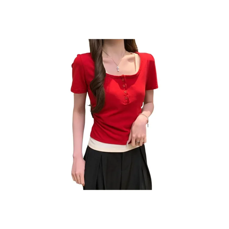 Mu Xiao Xin Regular T Shirt Women's-4
