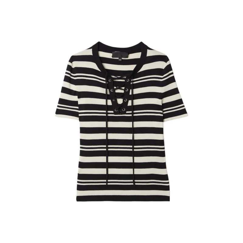 NILI LOTAN Striped T shirt-0