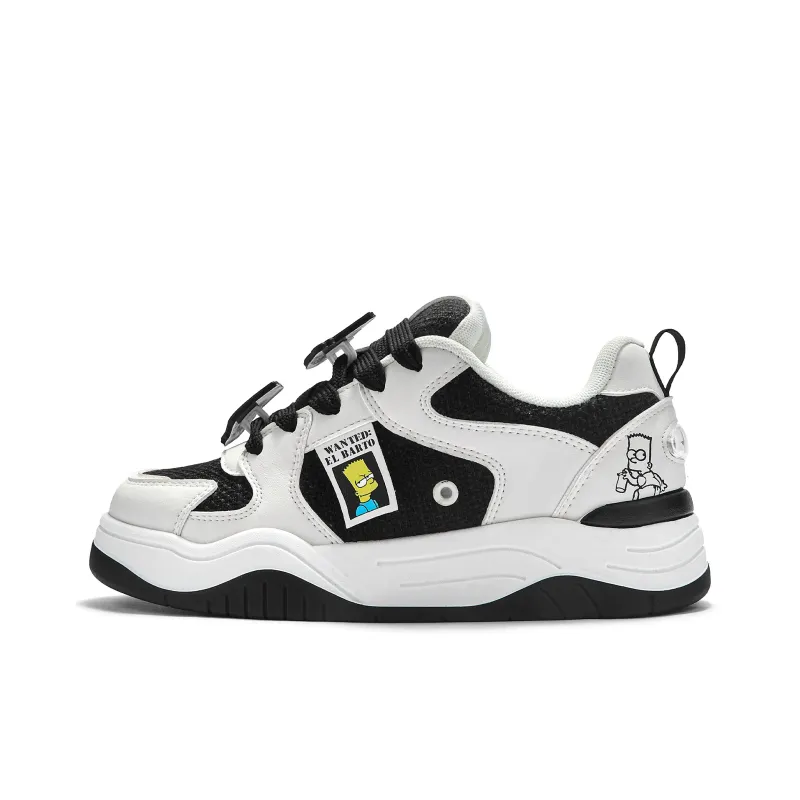 The Simpsons Low Top Skateboard Shoes Unisex-23