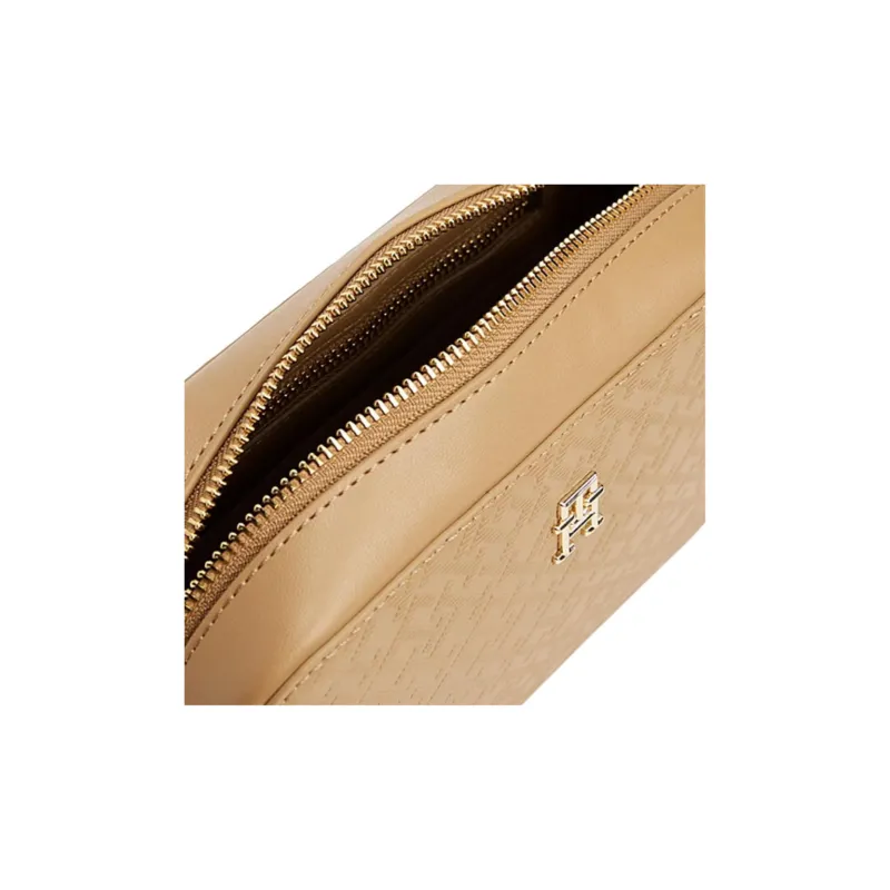 Tommy Hilfiger Polyurethane Camera Bag, Crossbody Bag Women's Brown-2