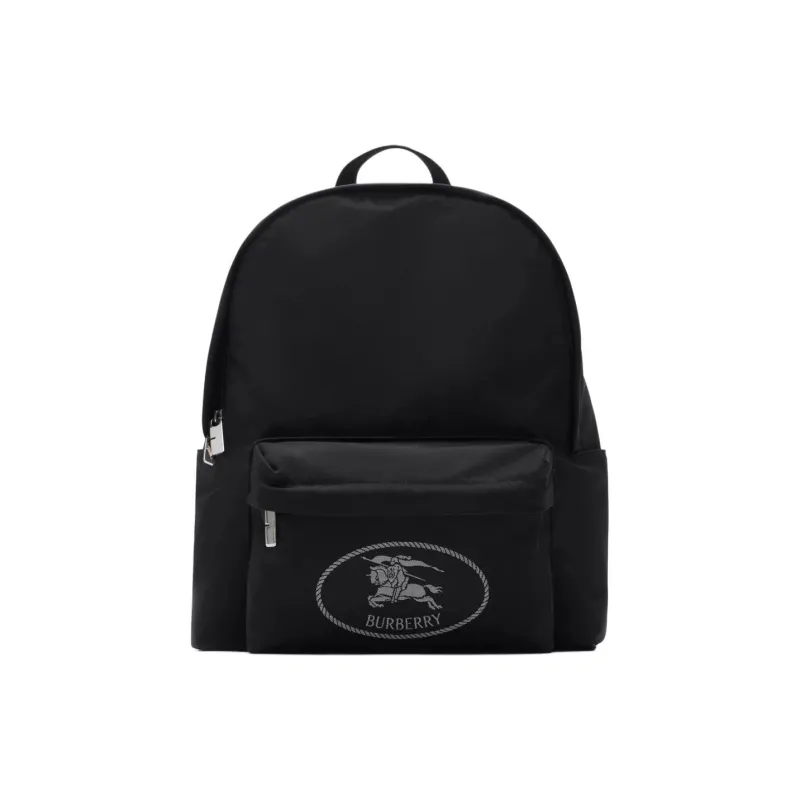 Burberry Polyester Backpack Men's Black-0