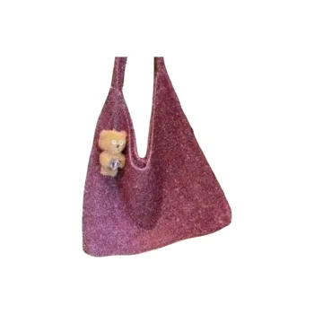 Universal Studios Polyester Handbag, Shoulder Bag Women's Fuchsia