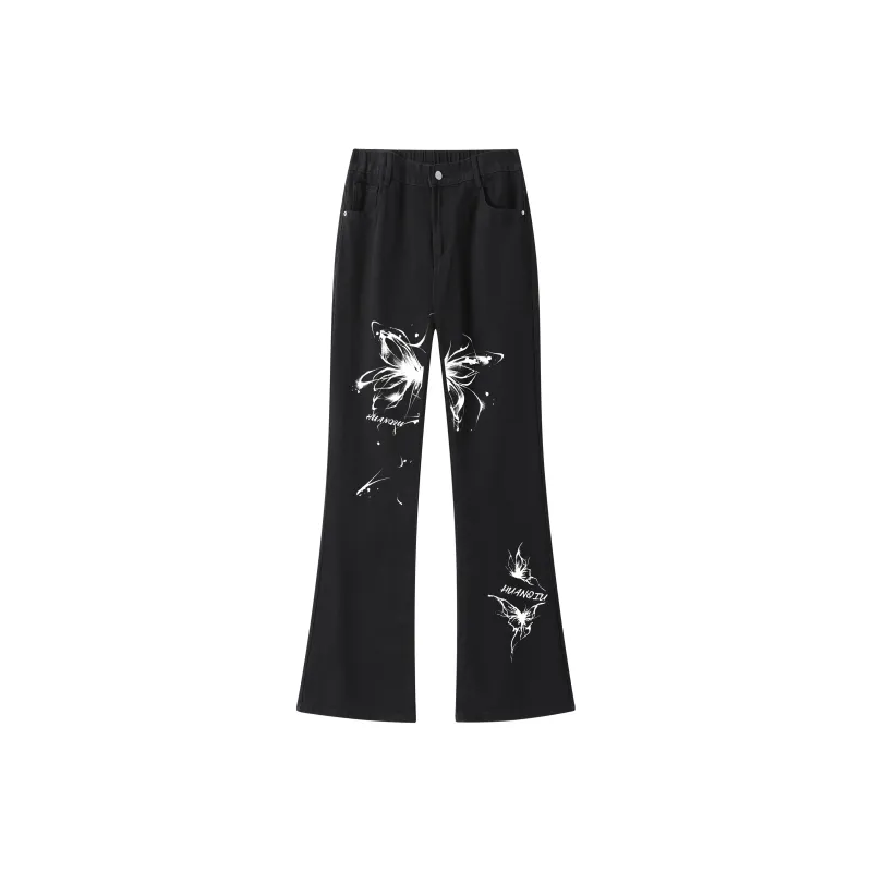 HUANQIU Jeans Unisex-4