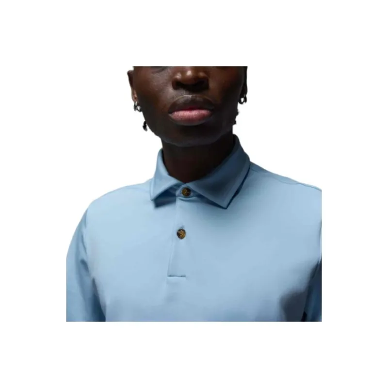Jordan Sport Polo Shirt Men's Light Armory Blue/Light Armory Blue-4