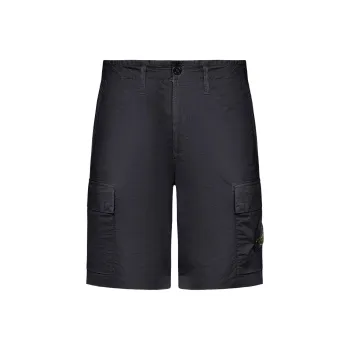 STONE ISLAND Cargo Shorts Men's Blue