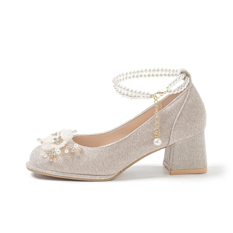 A Poinsettia Princess High Heels Women's-4