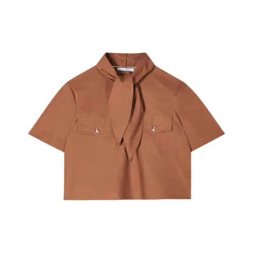 Patrizia Pepe SS25 Regular T Shirt Women's Brown