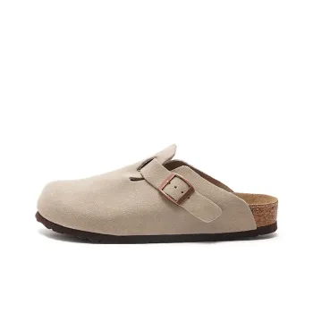 KANGLONG Closed Toe Slippers Slip on Half Sole Birkenstock Style Shoes Unisex