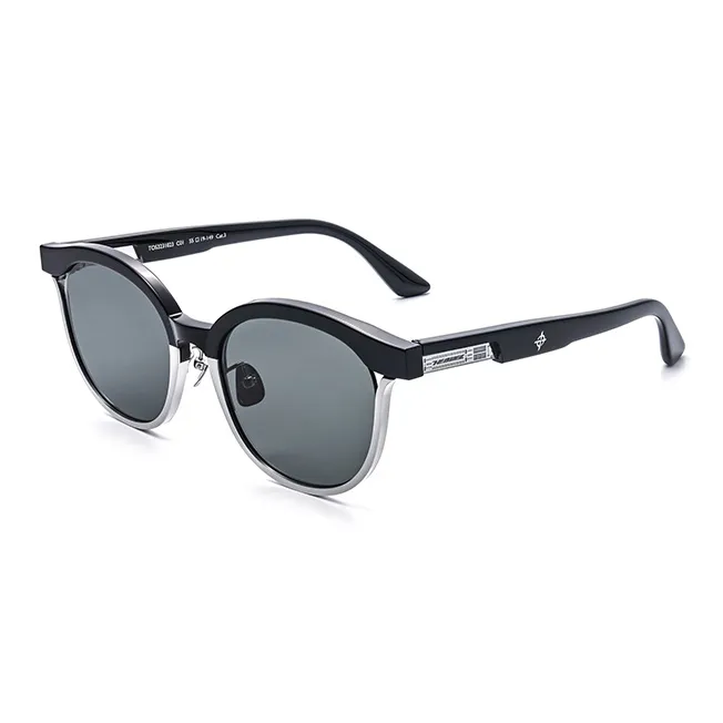 THE OWNER Plate Frame Round Sunglasses Unisex-1