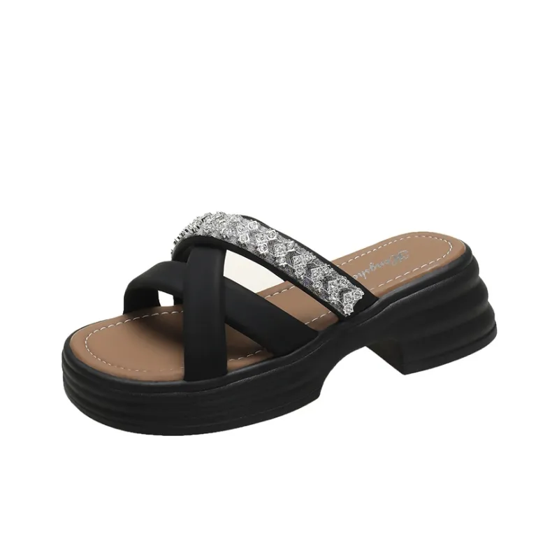 Puppytown Rubber Sole Slip Resistant Abrasion Resistant Slide Slippers Women's-3
