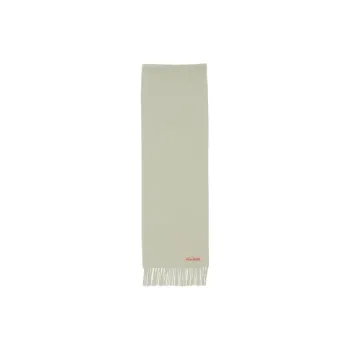Acne Studios Wool Knit Scarves Unisex Green