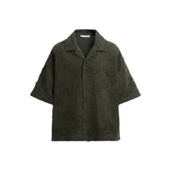 ZARA Shirts Men Dark Khaki