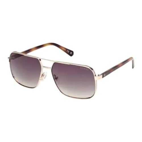 GUESS Metal Aviator Sunglasses Women's Tortoiseshell