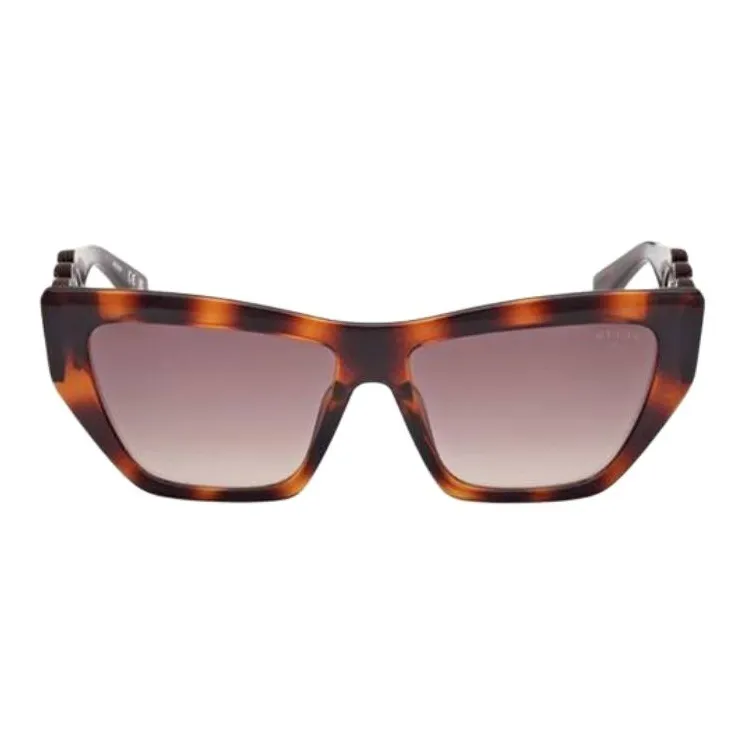 GUESS Injection Square Sunglasses Women's Tortoiseshell-1