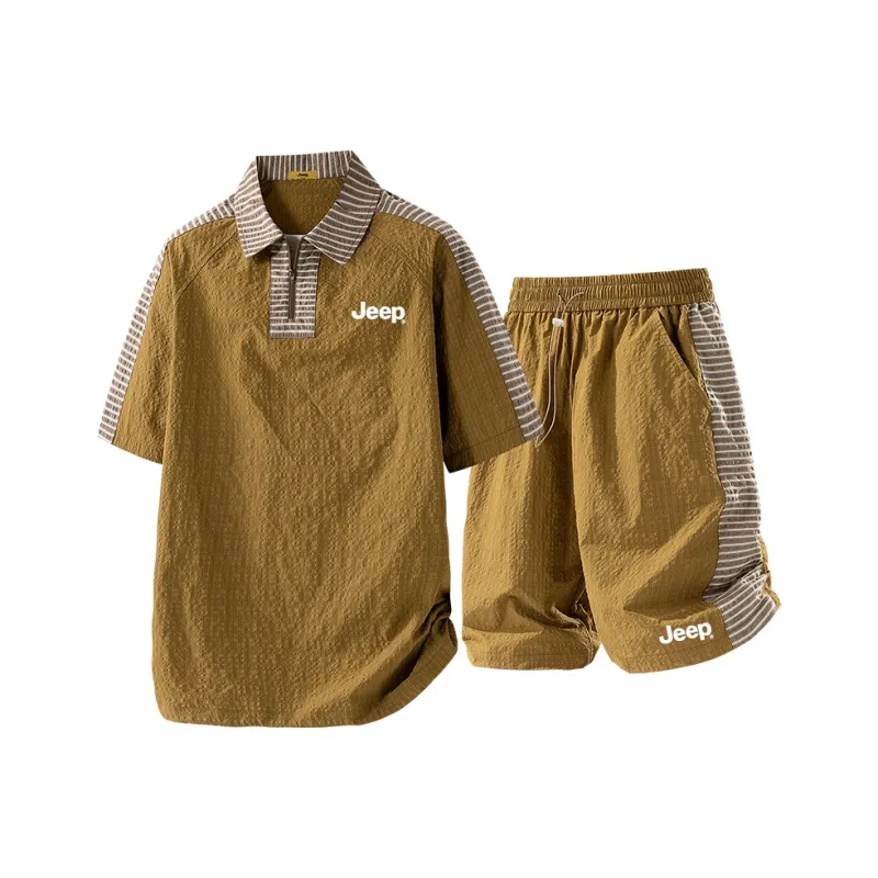 Jeep Shirt Matching Set Unisex Two Piece Set-3