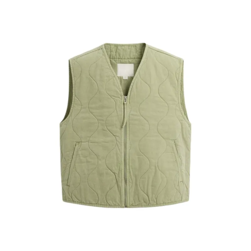 ZARA Tank Tops Men Green-0
