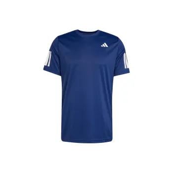 Adidas Tennis3 Stripes SS25 T Shirt Men's Dark Blue