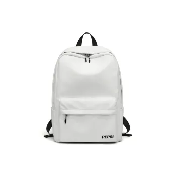Pepsi Collaboration Water-Repellent PU One-Shoulder Backpack Fanny Pack Large Size Unisex Black/White