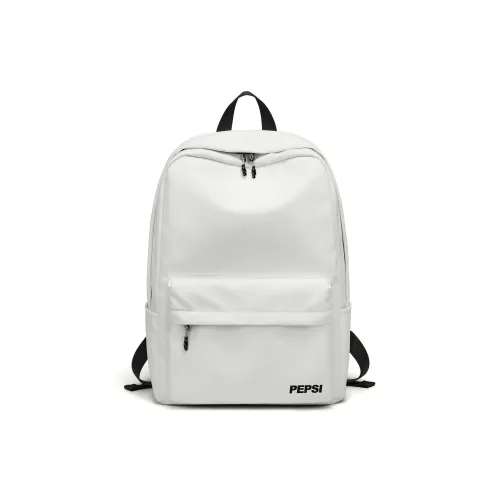 Pepsi Collaboration Water-Repellent PU One-Shoulder Backpack Fanny Pack Large Size Unisex Black/White