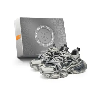 HACKBUTEER Low Top Chunky Sneakers Men's Box Included
