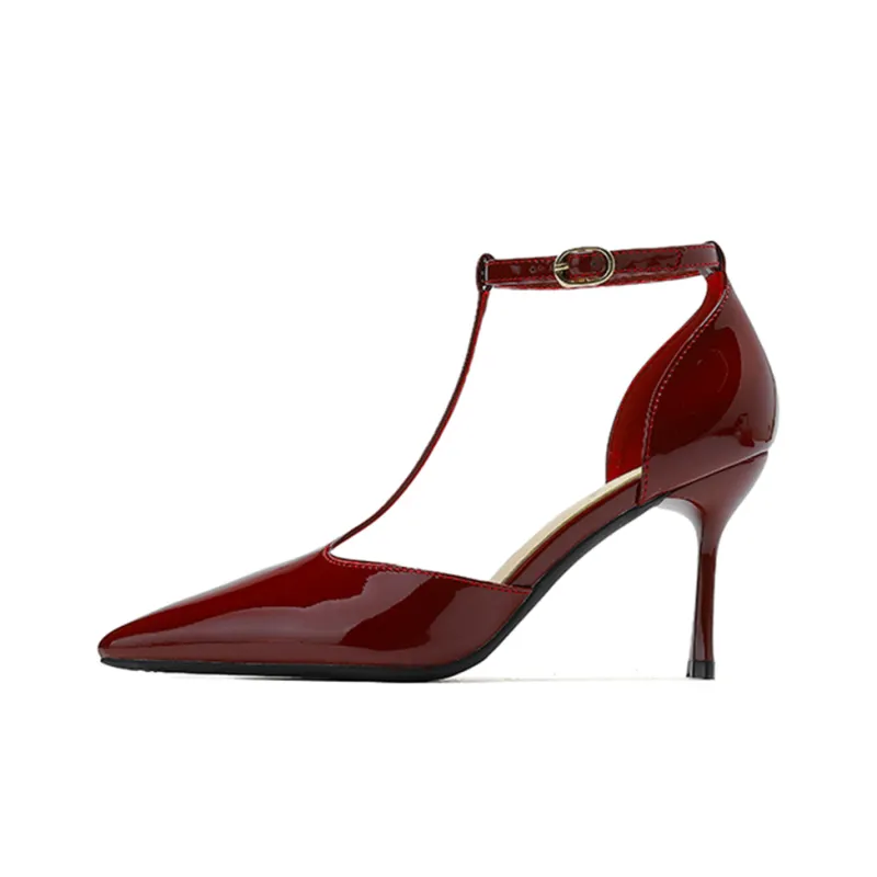Lan Miao Slim Heel High Heels Women's-0
