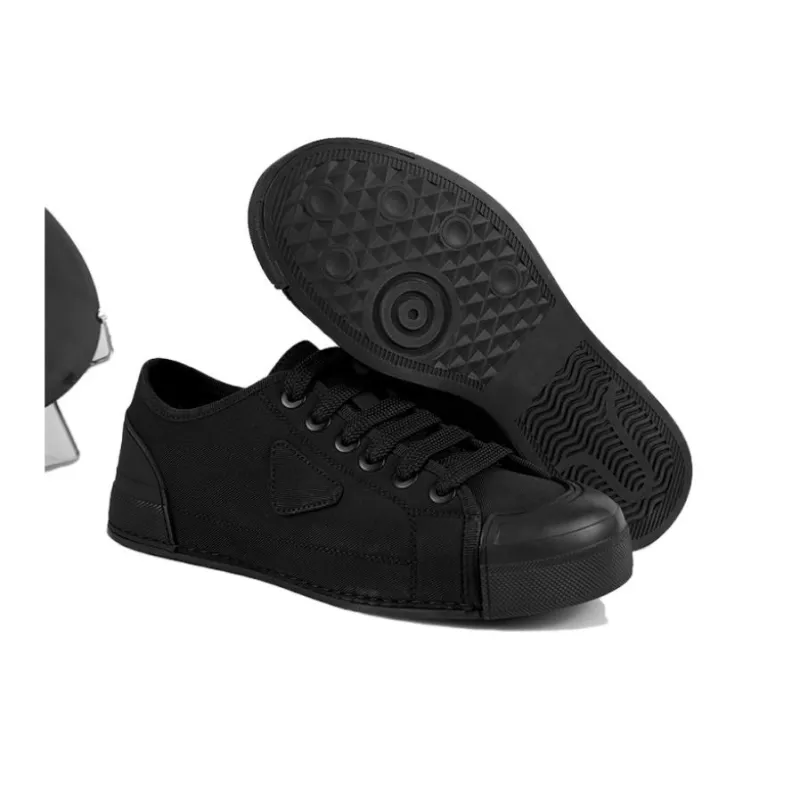 Mo Xu Non slip Lightweight Low Top Skateboard Shoes Men's Black-1